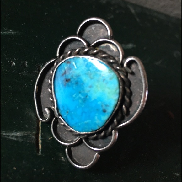 💙Old Pawn Turquoise Ring💙 - Picture 2 of 8